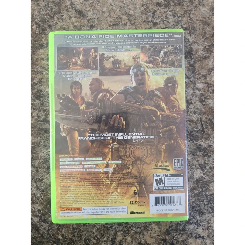 Gears of War 3 - Microsoft Xbox 360